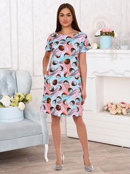 Туника "Кокосы" (ментол)