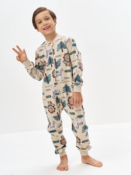 Комбинезон для сна для мальчика Сафари - Kogankids фото 3