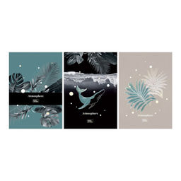 Тетрадь 80л. А4 "Wonder", клетка (Т4ск80_тф 11202, "BG") тиснение голографической фольгой