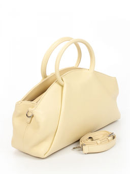 LACCOMA сумка АМ2243-светло желтый натуральная кожа хлопок