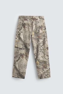 ABSTRACT PRINT CARPENTER TROUSERS - Zara фото 8