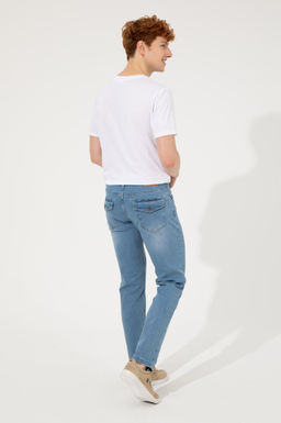 Erkek Mavi Jean Pantolon
