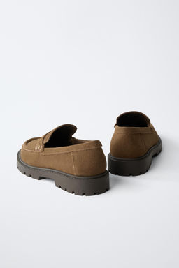 MOCAS?N ANTIFAZ PIEL / Marr?n - Zara фото 5