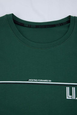 Yesil Regular/Normal Kesim Ekose/Kareli Pamuklu Orme Pijama Tak?m? TMNSS26PT00048