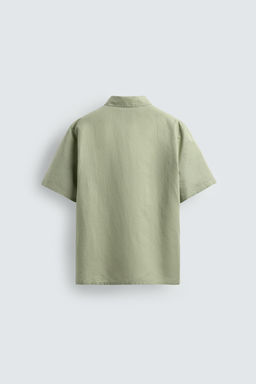 POLO REGULAR FIT C??AMO - ALGOD?N / Verde claro - Zara фото 8