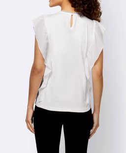 Блузка, экрю - Linea tesini фото 4