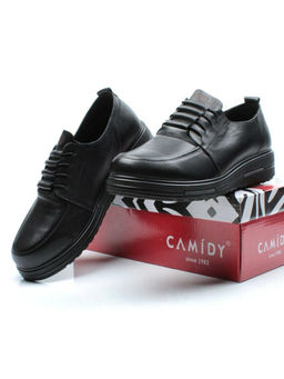 03-5065 BLACK Полуботинки женские (натуральная кожа) - Фабричный китай фото 16