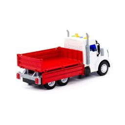 Профи, автомобиль бортовой инерционный (со светом и звуком) (красный) (в коробке) - Полесье фото 4