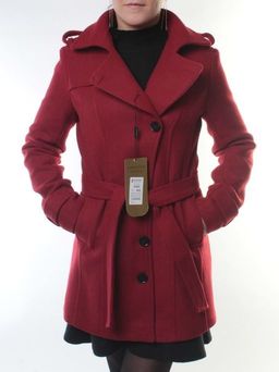 2639 BEIGE Пальто двухстороннее женское еврозима (100 гр. холлофайбер, искусственный мех) - Fashion фото 3