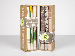 20С189-ШР+К/п.р/фкор Комплект полотенец из 3 шт 46*60 "В кофейне-3" рис. 377