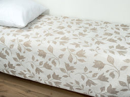 Плед 3с109.412ж2 Цветы-тюльпан (лен3) 208х200 см