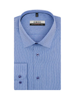Сорочка мужская длинный рукав GREG 223/231/3355/Z/1p  фото 2