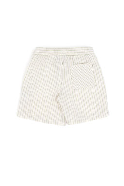 Кремовые тканые шорты для девочек Неожиданная скидка в корзине - U.s. polo assn фото 3