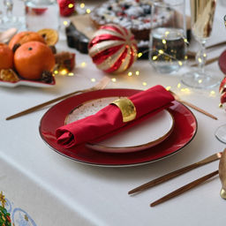 Набор новогодний «Этель. Новогодняя сказка»: скатерть 150×110 см ±3 см, с ГМВО, салфетки 40×40 см, 4 шт.