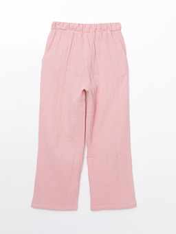 Beli Lastikli Dokulu K?z ?ocuk Pantolon