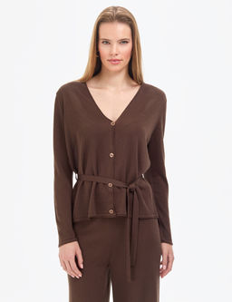 Kahverengi Comfort Fit Triko H_rka