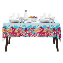 Аромат магнолии Скатерть 150х145см, длина стола до 110см, на 4 персоны, хлопок Премиум 186г/м2, Домашняя мода (Россия)