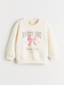 Bisiklet Yaka K?z ?ocuk Sweatshirt ve Tayt