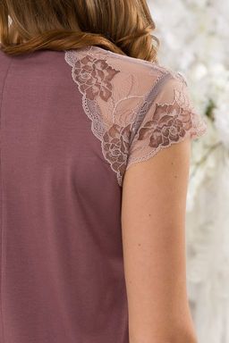 Ночная сорочка из вискозы Тельма капучино - Амадэль фото 4