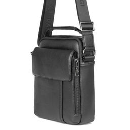 1312-2A black, мужская сумка "Мессенджер" из экокожи Barcelo Biagi