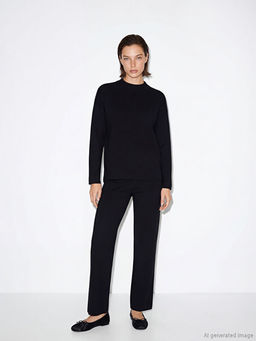 Beli Lastikli Kad?n Triko Pantolon