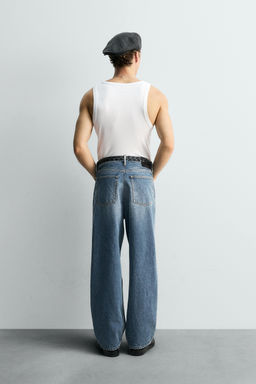 RELAXED STRAIGHT-LEG LIMITED EDITION JEANS - Zara фото 11