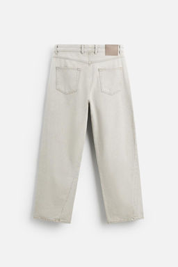 BAGGY FIT JEANS WITH ASYMMETRICAL SEAMS - Zara фото 6