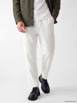 Regular Fit %100 Keten Erkek Pantolon