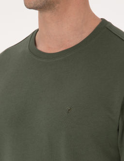 Haki Regular Fit Sweatshirt