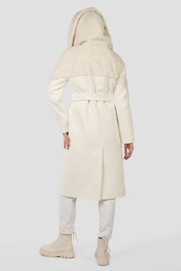 Пальто женское демисезонное (пояс) - El podio фото 5