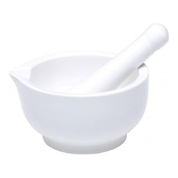 Ступка с пестиком Walmer Classic, 12 см, цвет белый  фото 2