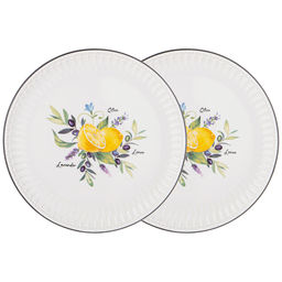 НАБОР ТАРЕЛОК ЗАКУСОЧНЫХ LEFARD KITCHEN PASSIONS 2 ШТ. 21*1,8 СМ