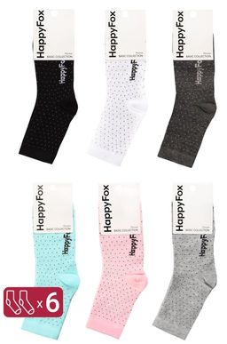 Набор женских носков 6 пар Happy Fox