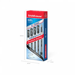 Цена за 12 шт. Ручка гелевая ErichKrause G-Tone Stick Original 0.5, цвет чернил зеленый (в коробке по 12 шт.)