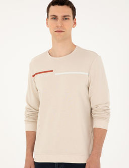 Camel Regular Fit Sweatshirt - Pierre cardin фото 3