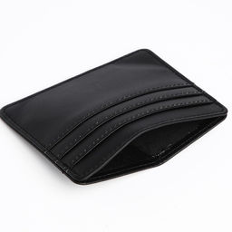 Картхолдер, на 3 карты, отделение для купюр, чёрный