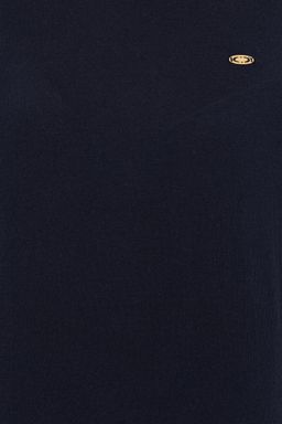 U. S. Polo Assn Женский базовый свитер темно-синего цвета с круглым вырезом - U.s. polo assn фото 6