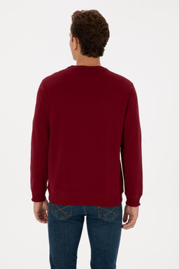 Erkek Bordo Basic Sweatshirt - U.s. polo assn фото 12