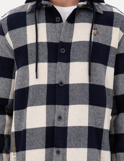 Мужская темно-синяя рубашка с длинным рукавом - U.s. polo assn фото 13