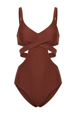 Kahverengi Cut Out Detayl? Kapl? Regular Mayokini TBESS26MY00002