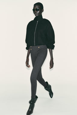 BUTTON LEGGINGS - Zara фото 9