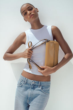 DOUBLE-HANDLE CROSSBODY BAG - Zara фото 9