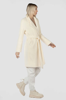 01-11750 Пальто женское демисезонное (пояс) - El podio фото 4