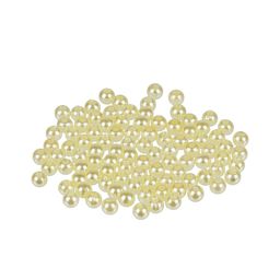 Бусина Zlatka пластик PB 4 мм 100 шт 5 шт №52 кремовый