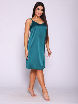 Сорочка принт Сакура_О115/изумрудный - Ihomelux фото 2