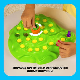 Настольная игра на внимательность Ушастые гонки, 24 карточки, 16 зайцев - Лас играс kids фото 4