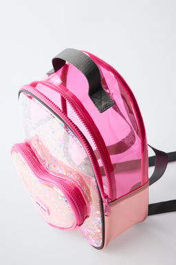 HEART VINYL MINI BACKPACK - Zara фото 4