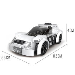 Конструктор блочный «Спорткар», 10 вариантов сборки, 209 деталей