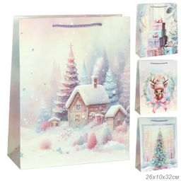 Пакет подарочный 26х32х10 / 6062-M /уп 12/480/ микс Новый год - Галеонтрейд фото 6