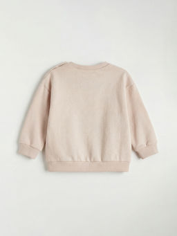 Mickey Mouse Bask?l? Erkek Bebek Sweatshirt ve E?ofman Alt